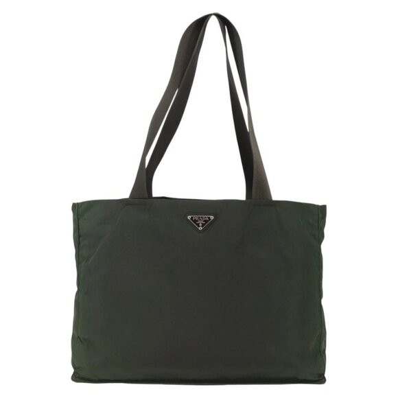 PRADA Tote Bag Nylon Khaki Auth bs30153 - Picture 2 of 16